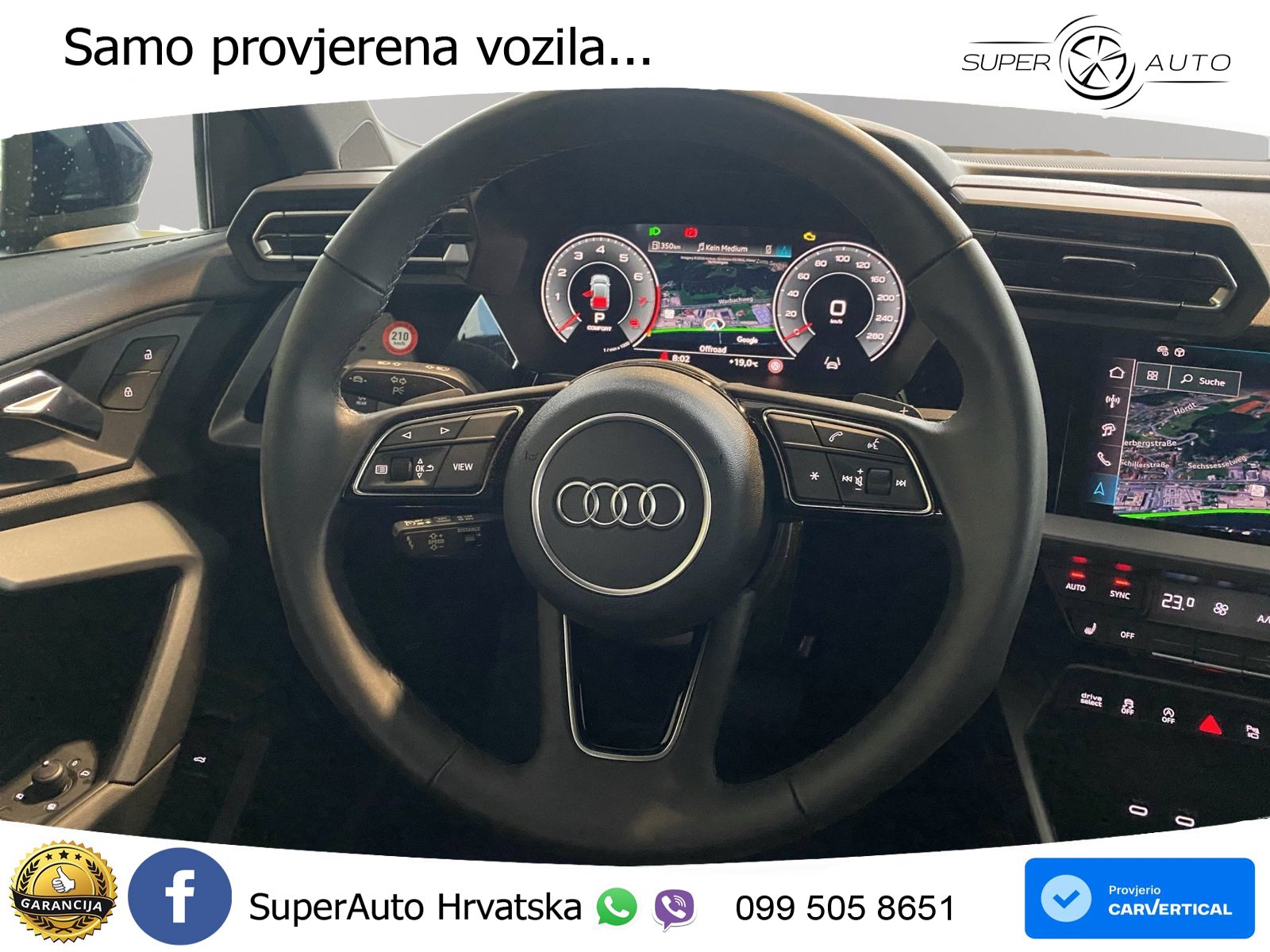 Audi A3 Sportback 30 TFSI (116 KS) Mild Hybrid S tronic LED+GR SJED+ACC