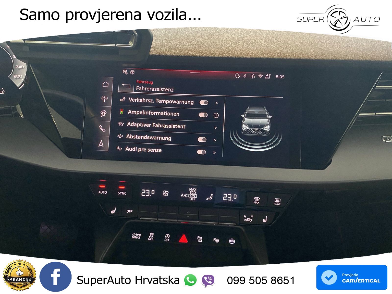 Audi A3 Sportback 30 TFSI (116 KS) Mild Hybrid S tronic LED+GR SJED+ACC