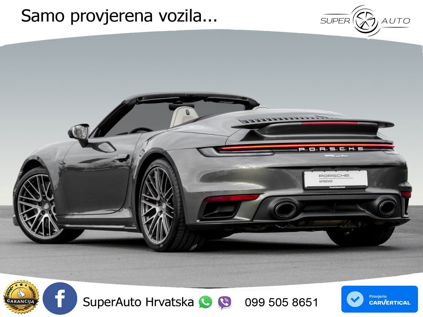 Porsche 911 Turbo Cabriolet 3.8 (580 KS) PDK MATRIX+GR SJED+KAM
