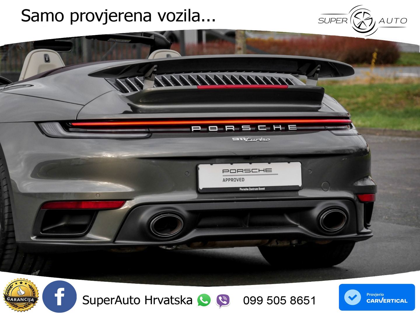 Porsche 911 Turbo Cabriolet 3.8 (580 KS) PDK MATRIX+GR SJED+KAM