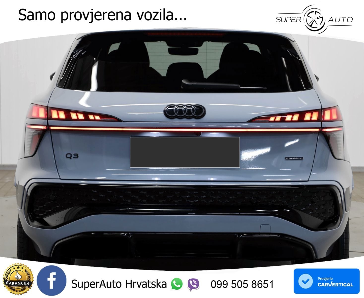 Audi Q3 2.0 TFSI (204 KS) quattro S tronic MATRIX+GR SJED+KAM