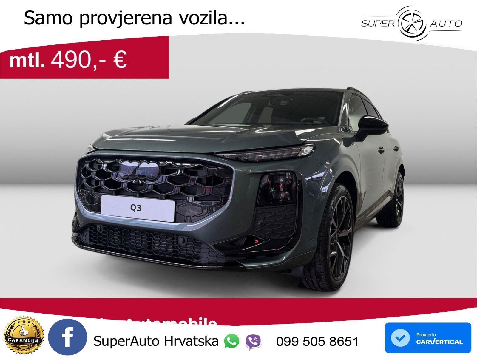 Audi Q3 2.0 TDI (150 KS) S tronic MATRIX+GR SJED+KAM