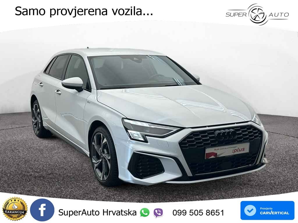 Audi A3 40 TFSIe (204 KS) S tronic 2x S line MATRIX+GR SJED+KAM