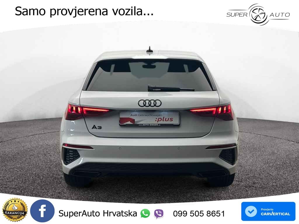Audi A3 40 TFSIe (204 KS) S tronic 2x S line MATRIX+GR SJED+KAM