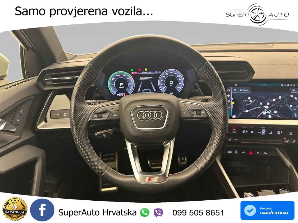 Audi A3 40 TFSIe (204 KS) S tronic 2x S line MATRIX+GR SJED+KAM