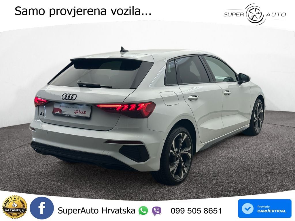 Audi A3 40 TFSIe (204 KS) S tronic 2x S line MATRIX+GR SJED+KAM