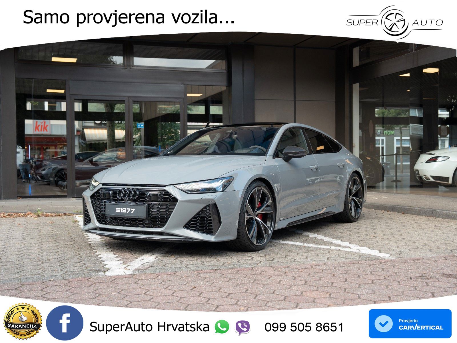 Audi RS7 4.0 TFSI V8 (600 KS) quattro tiptronic LED+GR SJED+ACC