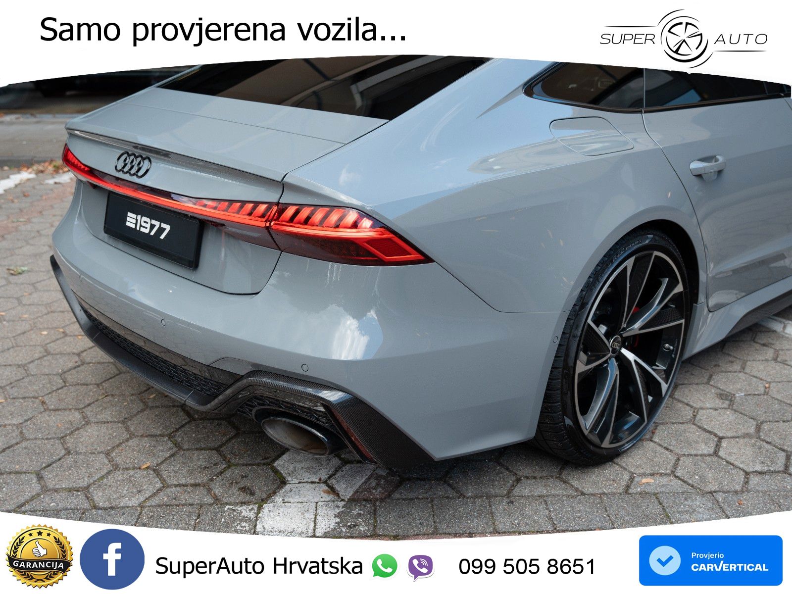 Audi RS7 4.0 TFSI V8 (600 KS) quattro tiptronic LED+GR SJED+ACC