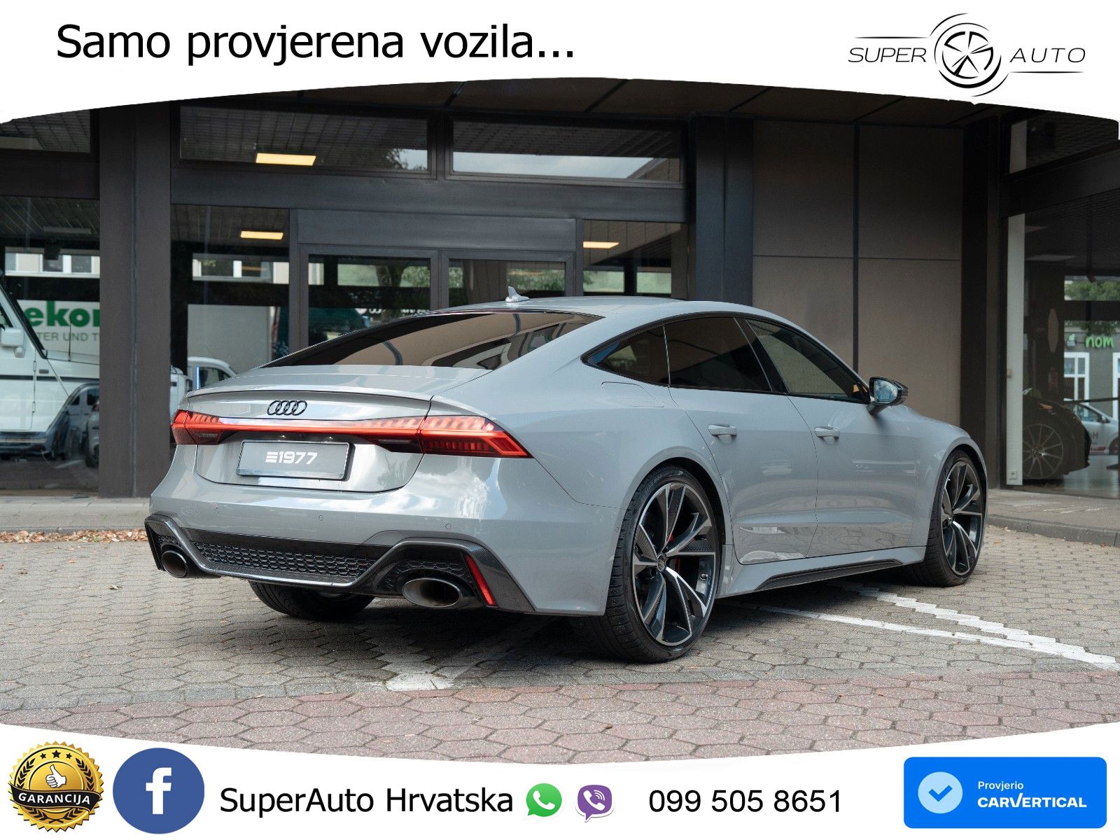 Audi RS7 4.0 TFSI V8 (600 KS) quattro tiptronic LED+GR SJED+ACC