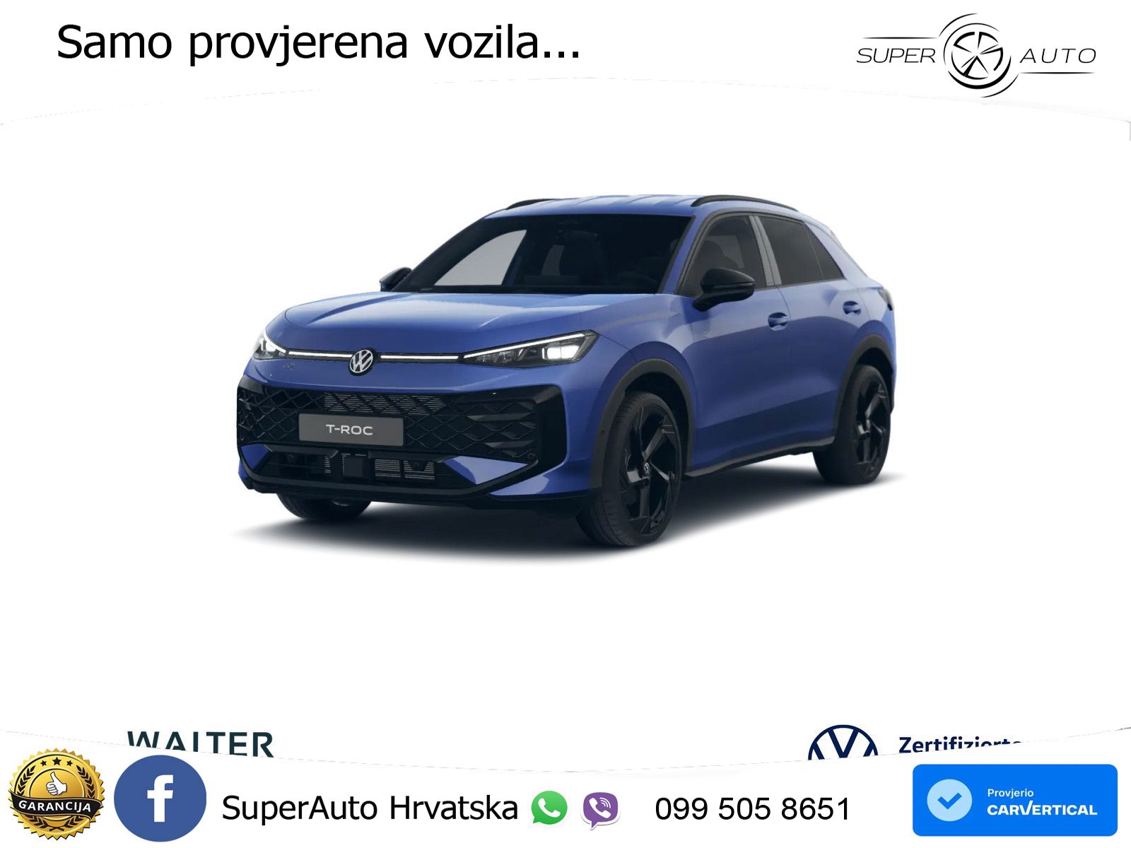 Volkswagen T-Roc 1.5 eTSI (150 KS)  DSG R-Line LED+GR SJED+ACC