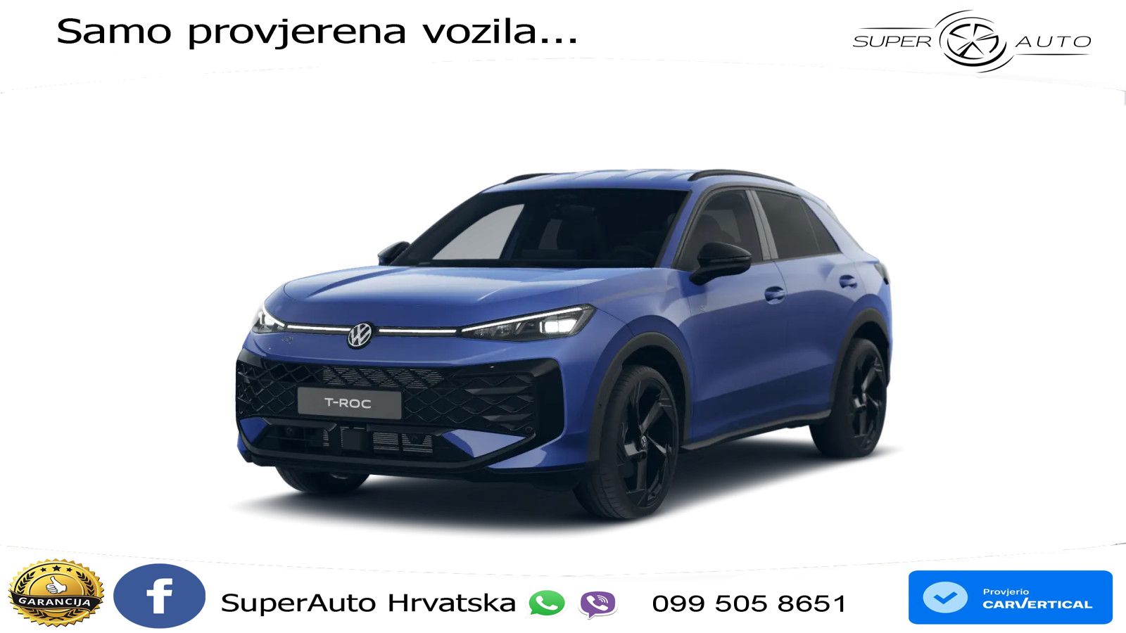 Volkswagen T-Roc 1.5 eTSI (150 KS)  DSG R-Line LED+GR SJED+ACC