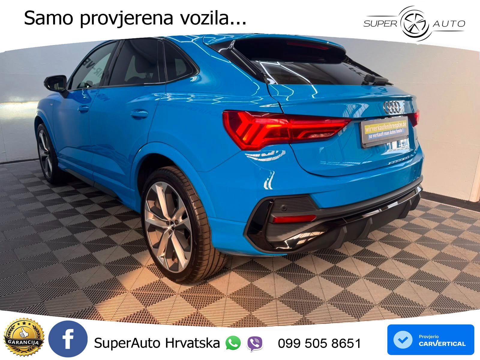 Audi Q3 II Sportback 45 TFSI (230 KS) quattro S tronic S line LED+GR SJED+ACC