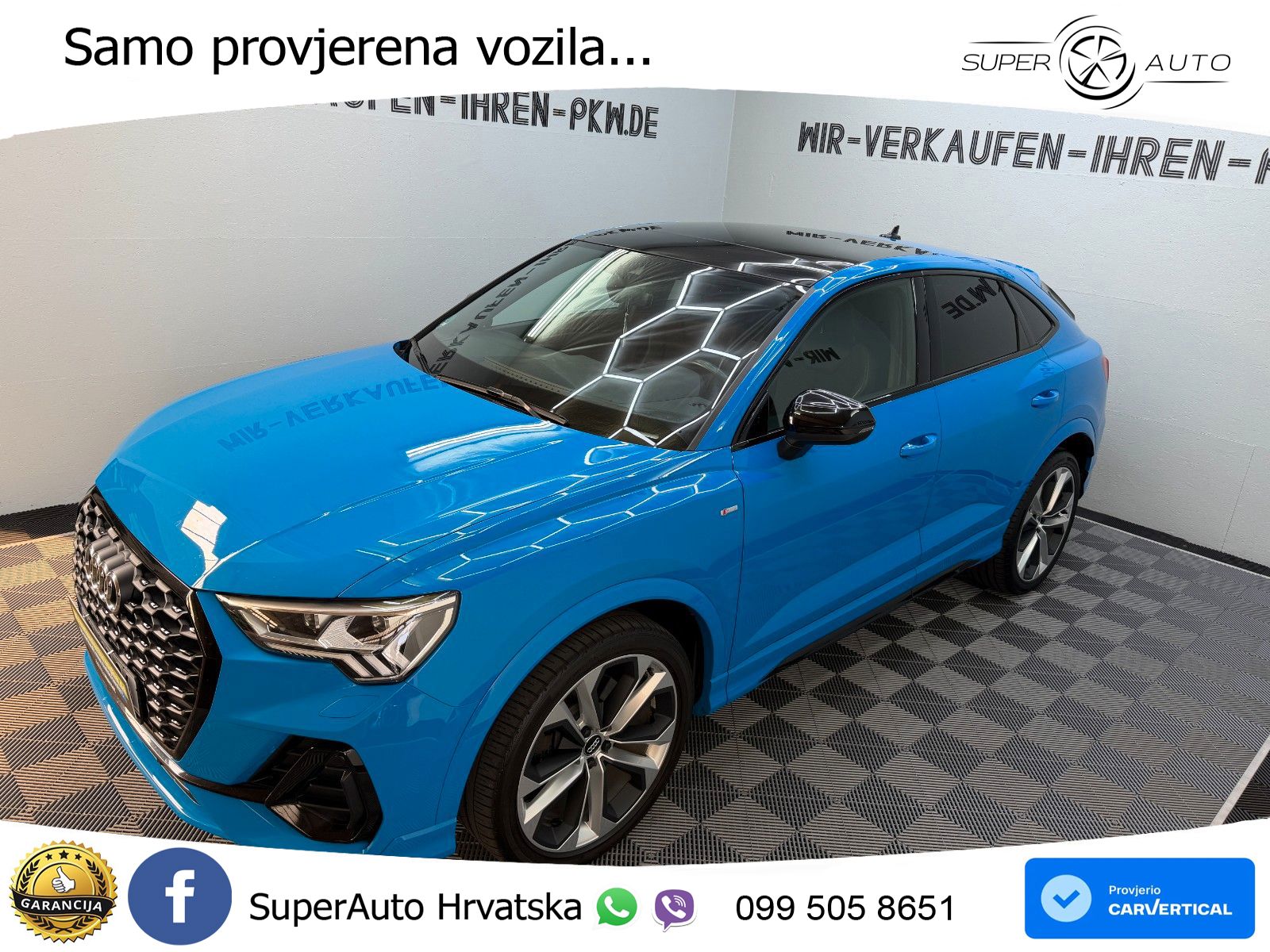 Audi Q3 II Sportback 45 TFSI (230 KS) quattro S tronic S line LED+GR SJED+ACC