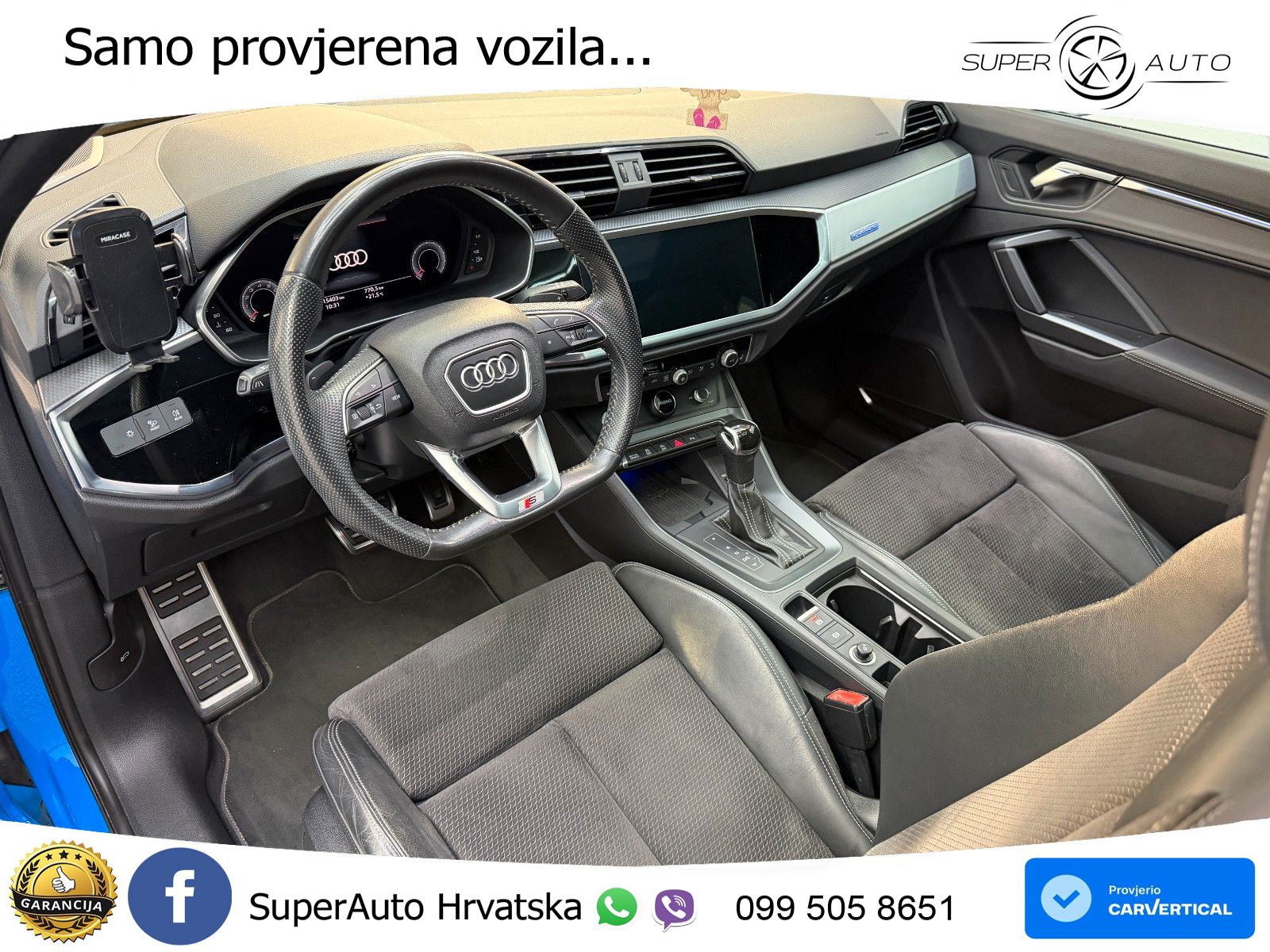 Audi Q3 II Sportback 45 TFSI (230 KS) quattro S tronic S line LED+GR SJED+ACC