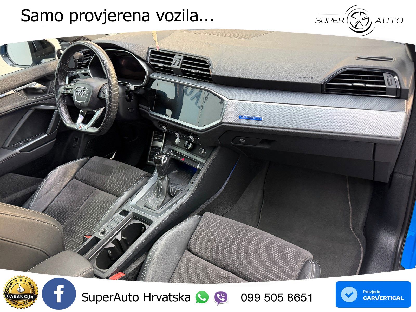 Audi Q3 II Sportback 45 TFSI (230 KS) quattro S tronic S line LED+GR SJED+ACC