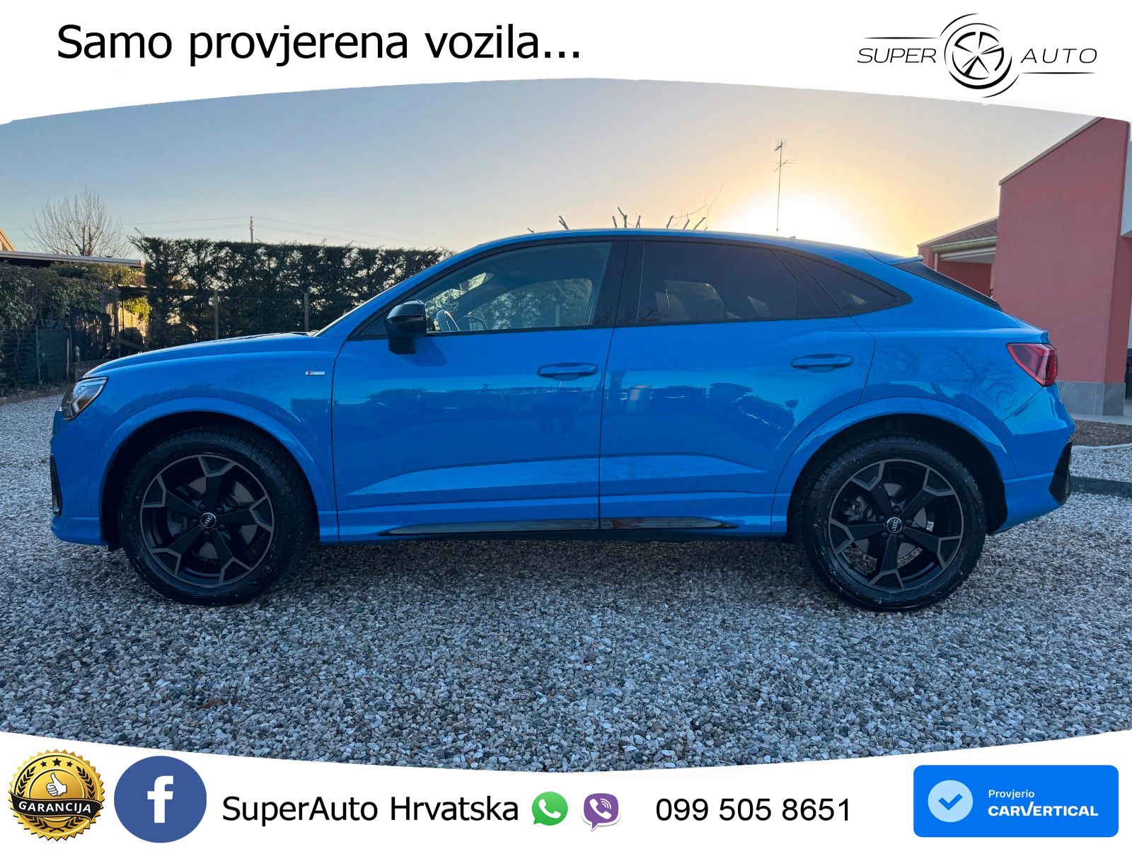 Audi Q3 II Sportback 45 TFSI (230 KS) quattro S tronic S line LED+GR SJED+ACC
