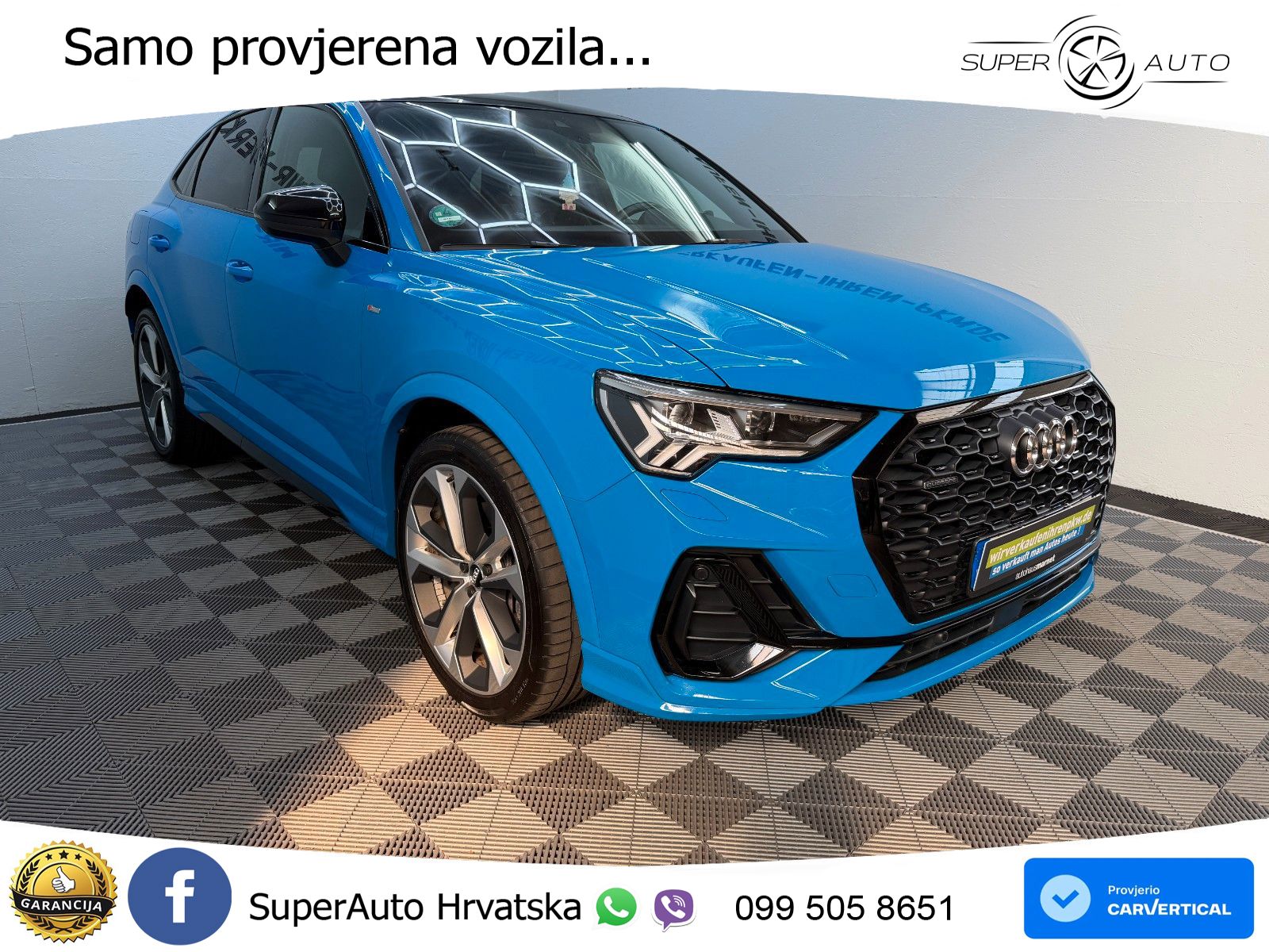 Audi Q3 II Sportback 45 TFSI (230 KS) quattro S tronic S line LED+GR SJED+ACC