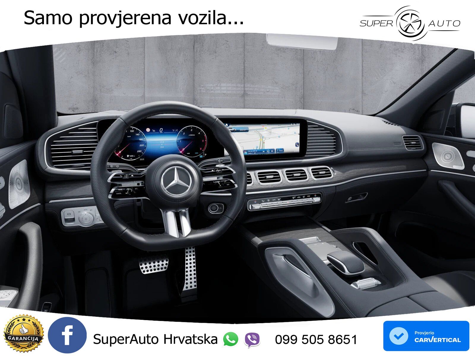 Mercedes GLE 450d (367 KS) EQ Boost 4MATIC 9G-TRONIC AMG ZRAČNI+ACC+GR SJED+KAM+PANO