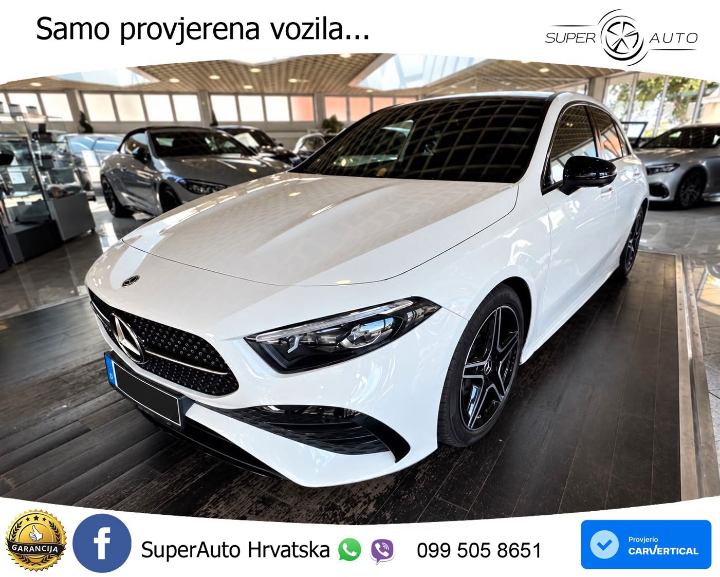 Mercedes-Benz A 200d 8G-DCT AMG ACC+GR SJED+360+PANO