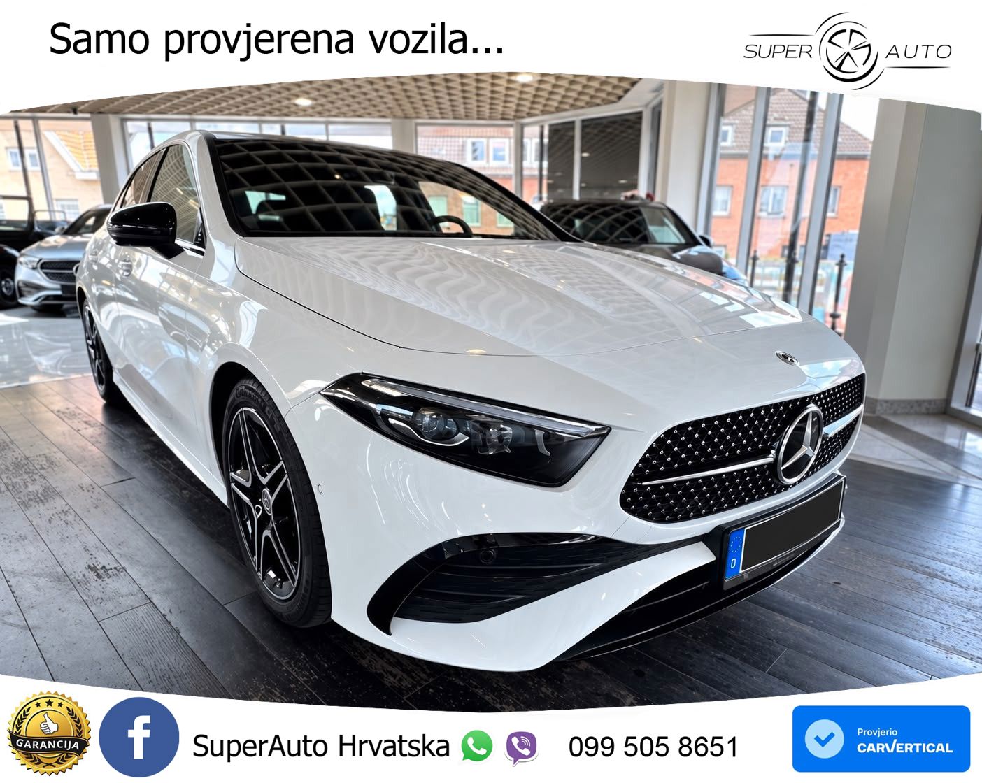 Mercedes-Benz A 200d 8G-DCT AMG ACC+GR SJED+360+PANO