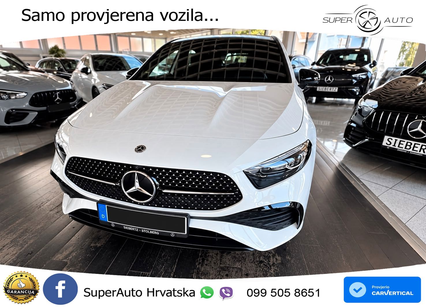 Mercedes-Benz A 200d 8G-DCT AMG ACC+GR SJED+360+PANO