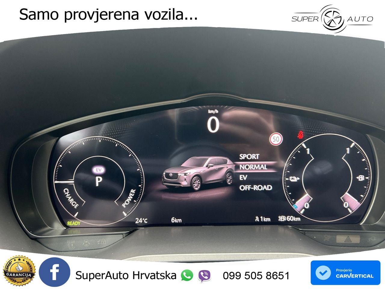 Mazda CX-60 2.5 e-Skyactiv (328 KS) AWD Automatic LED+GR SJED+ACC