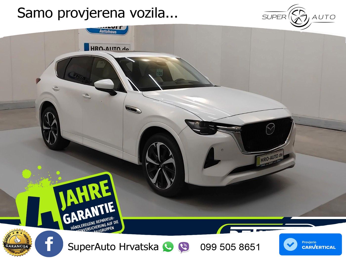 Mazda CX-60 3.3 e-Skyactiv D (254 KS) AWD Automatic LED+GR SJED+ACC