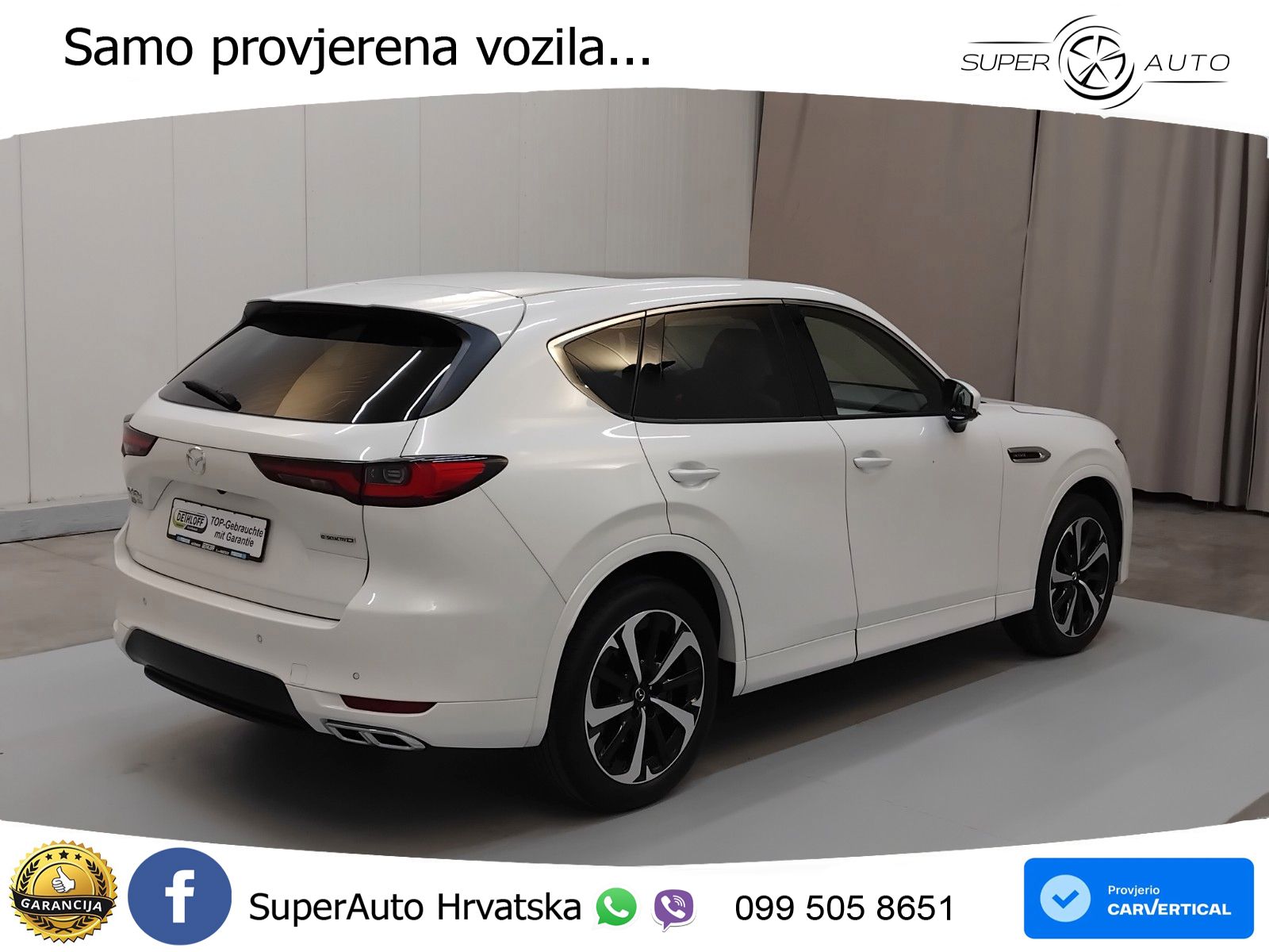 Mazda CX-60 3.3 e-Skyactiv D (254 KS) AWD Automatic LED+GR SJED+ACC