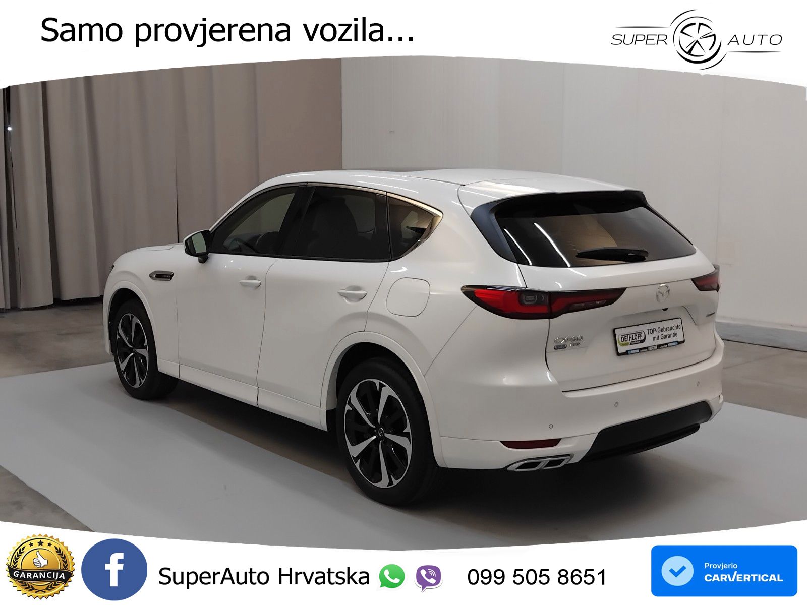 Mazda CX-60 3.3 e-Skyactiv D (254 KS) AWD Automatic LED+GR SJED+ACC