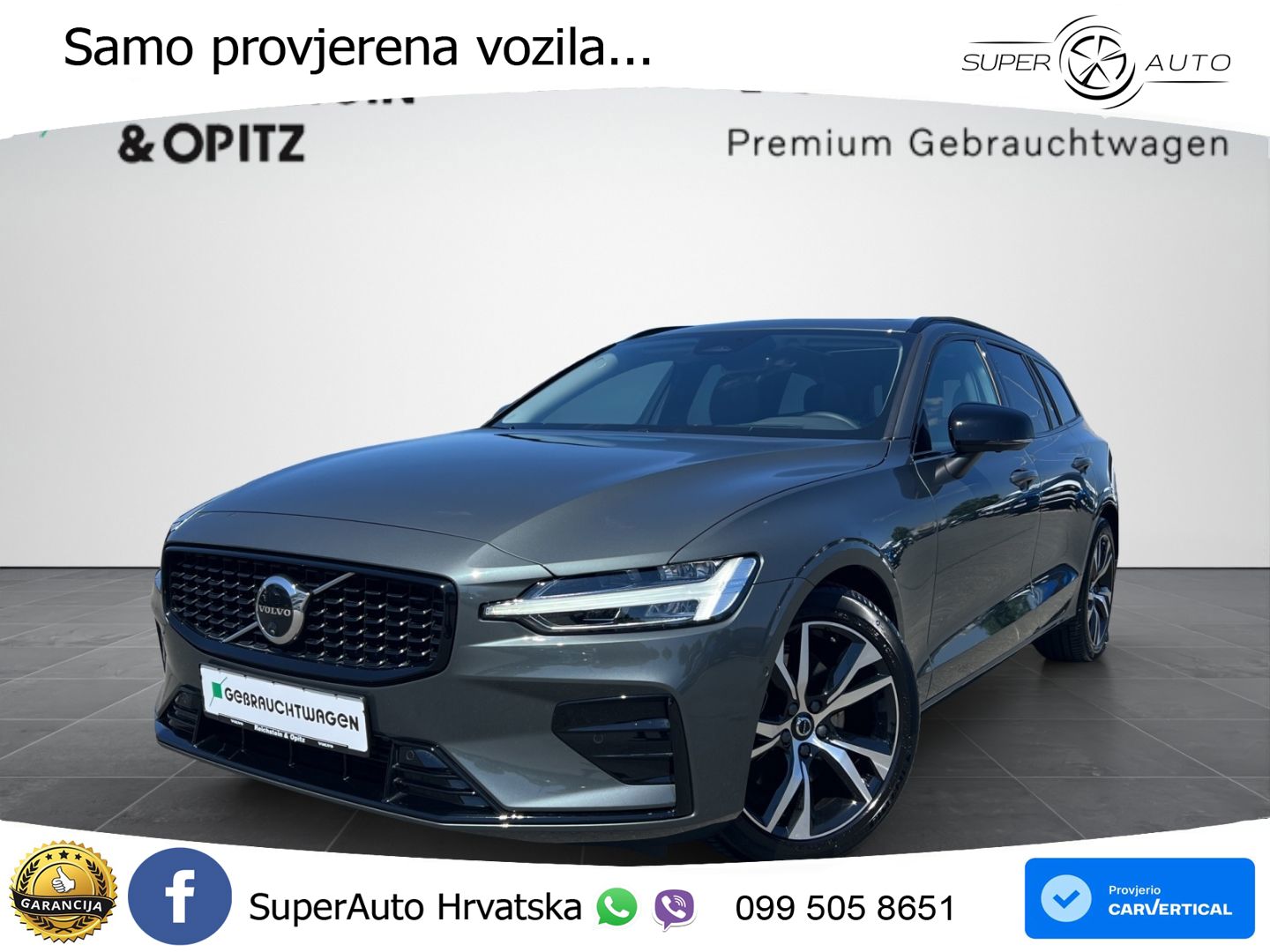 Volvo V60 2.0 B4 Benzin DCT ACC+HEAD+4xGR SJED+360+PANO