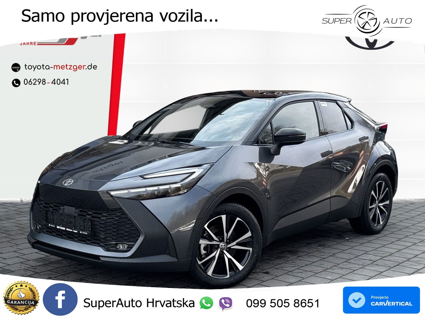 Toyota C-HR 2.0 (223 KS) PHEV e-CVT Team Deutschland LED+GR SJED+ACC