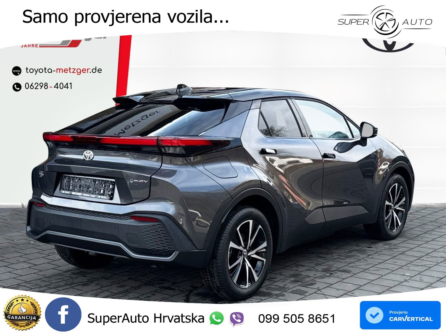 Toyota C-HR 2.0 (223 KS) PHEV e-CVT Team Deutschland LED+GR SJED+ACC