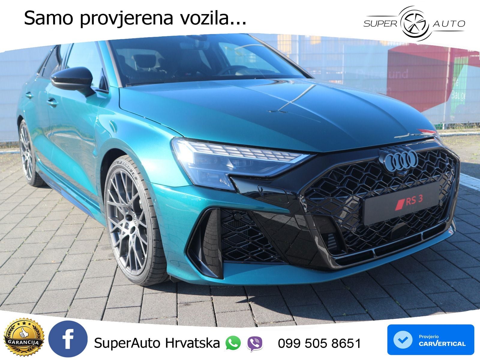 Audi RS3 Sedan 2.5 TFSI (400 KS) quattro S tronic MATRIX+GR SJED+KAM