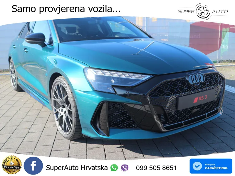 Audi RS3 Sedan 2.5 TFSI (400 KS) quattro S tronic MATRIX+GR SJED+KAM