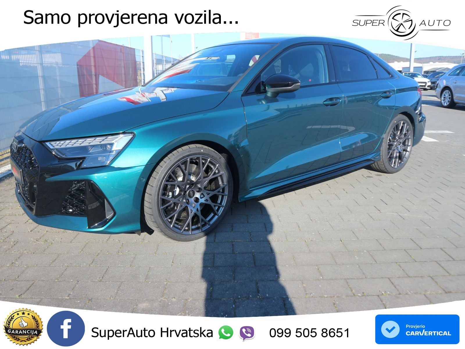 Audi RS3 Sedan 2.5 TFSI (400 KS) quattro S tronic MATRIX+GR SJED+KAM