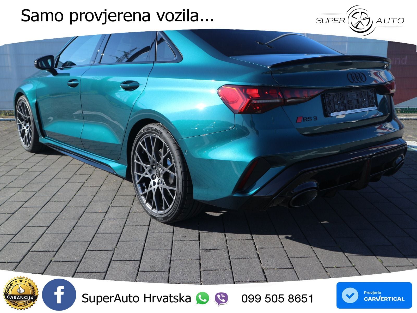 Audi RS3 Sedan 2.5 TFSI (400 KS) quattro S tronic MATRIX+GR SJED+KAM