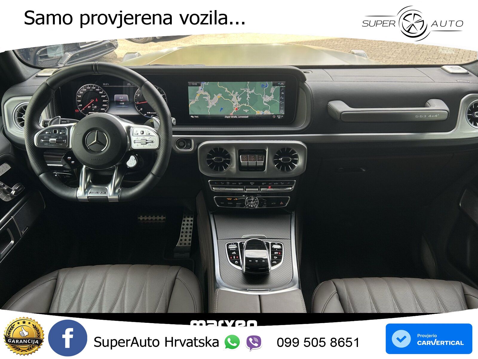 Mercedes AMG G 63 Long V8 (585 KS) 4MATIC 9G-TRONIC AMG SPEEDSHIFT TCT Superior