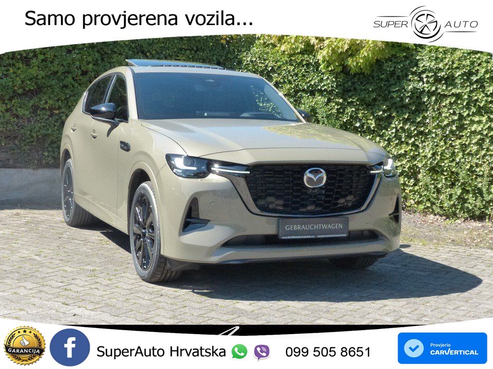 Mazda CX-60 3.3 e-Skyactiv D (254 KS) AWD Automatic MATRIX+GR SJED+KAM