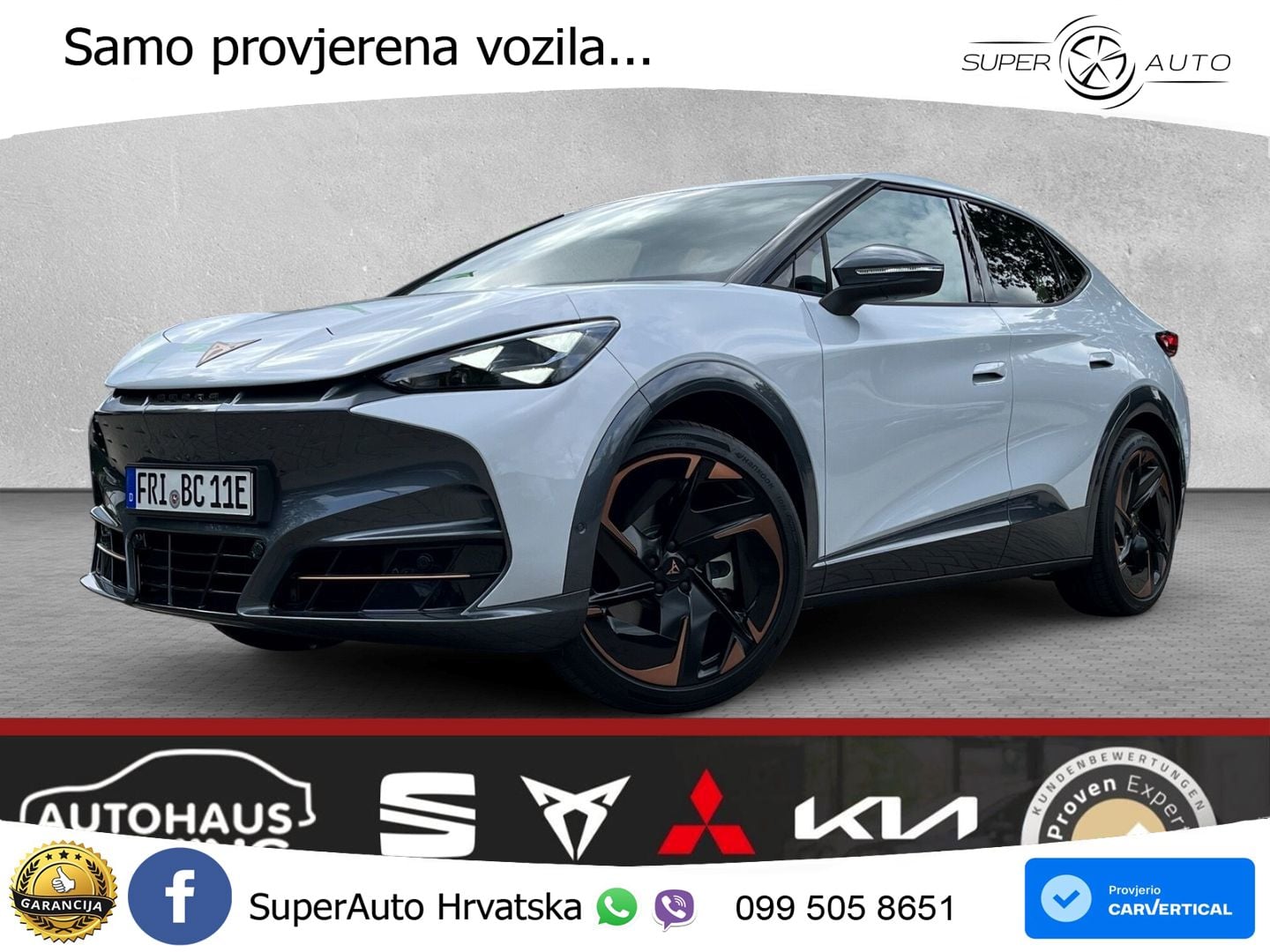 Cupra Tavascan 82 kWh (340 KS)  4WD VZ LED+GR SJED+ACC