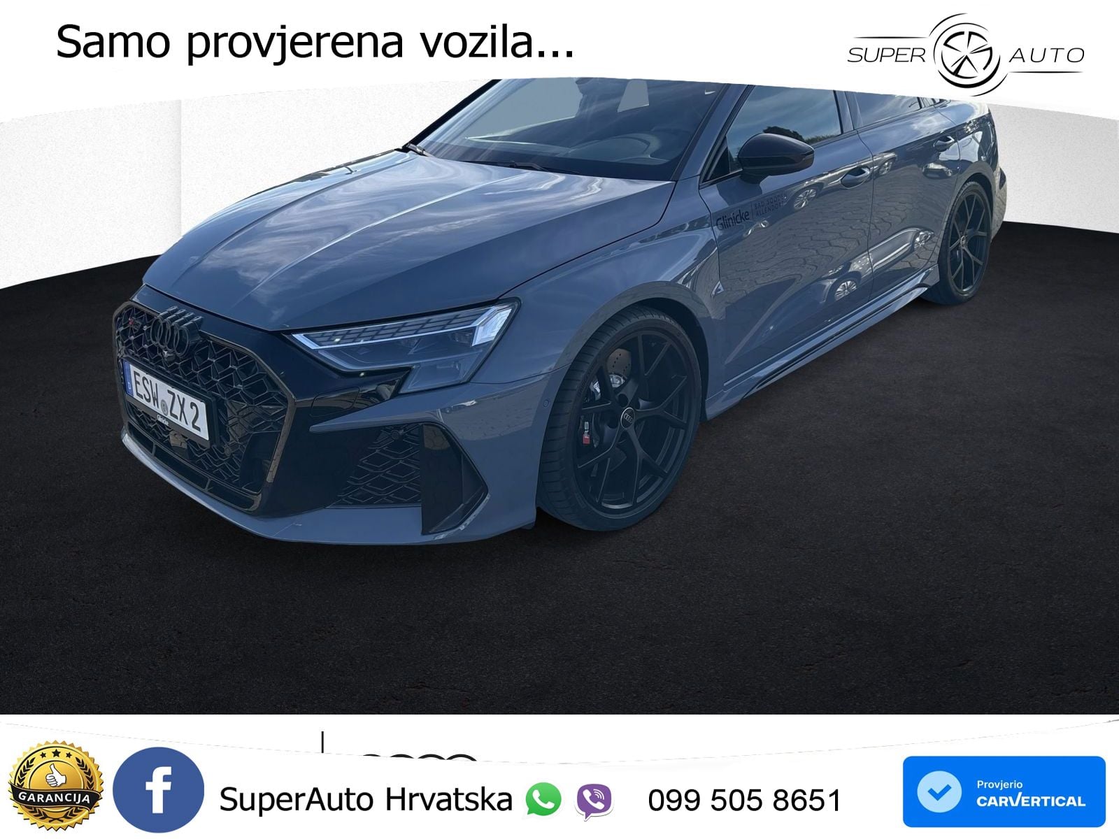 Audi RS3 Sedan 2.5 TFSI (400 KS) quattro S tronic LED+GR SJED+ACC