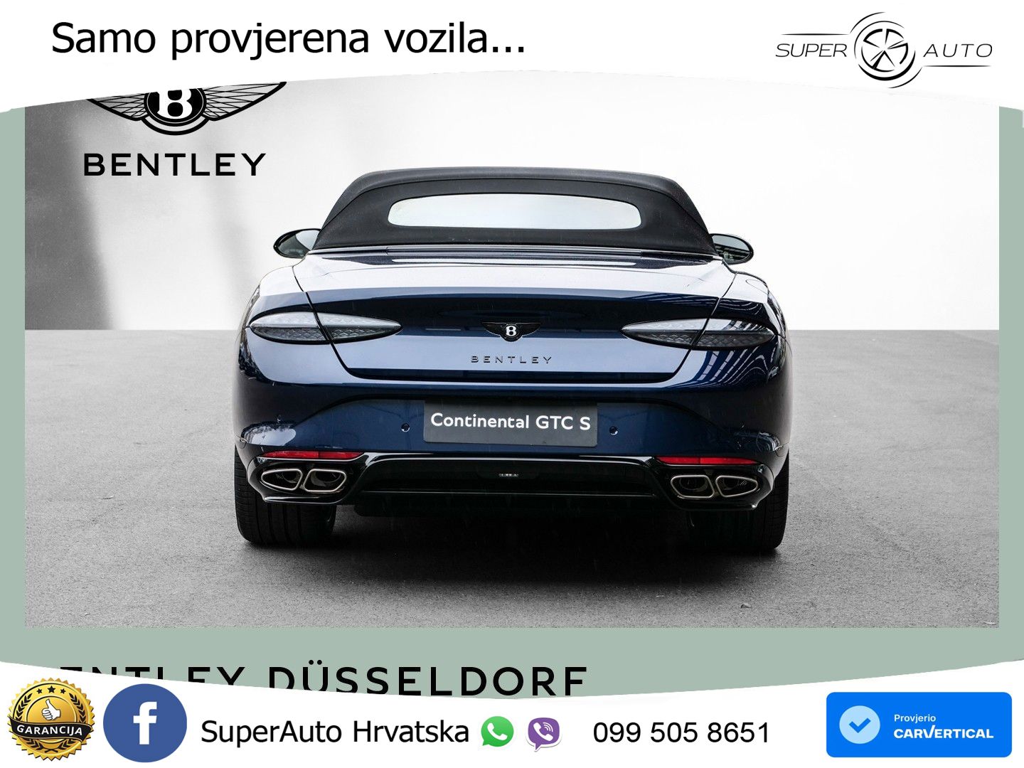 Bentley Continental GTC IV 4.0 V8 TFSi (680 KS) AWD DCT LED+GR SJED+ACC