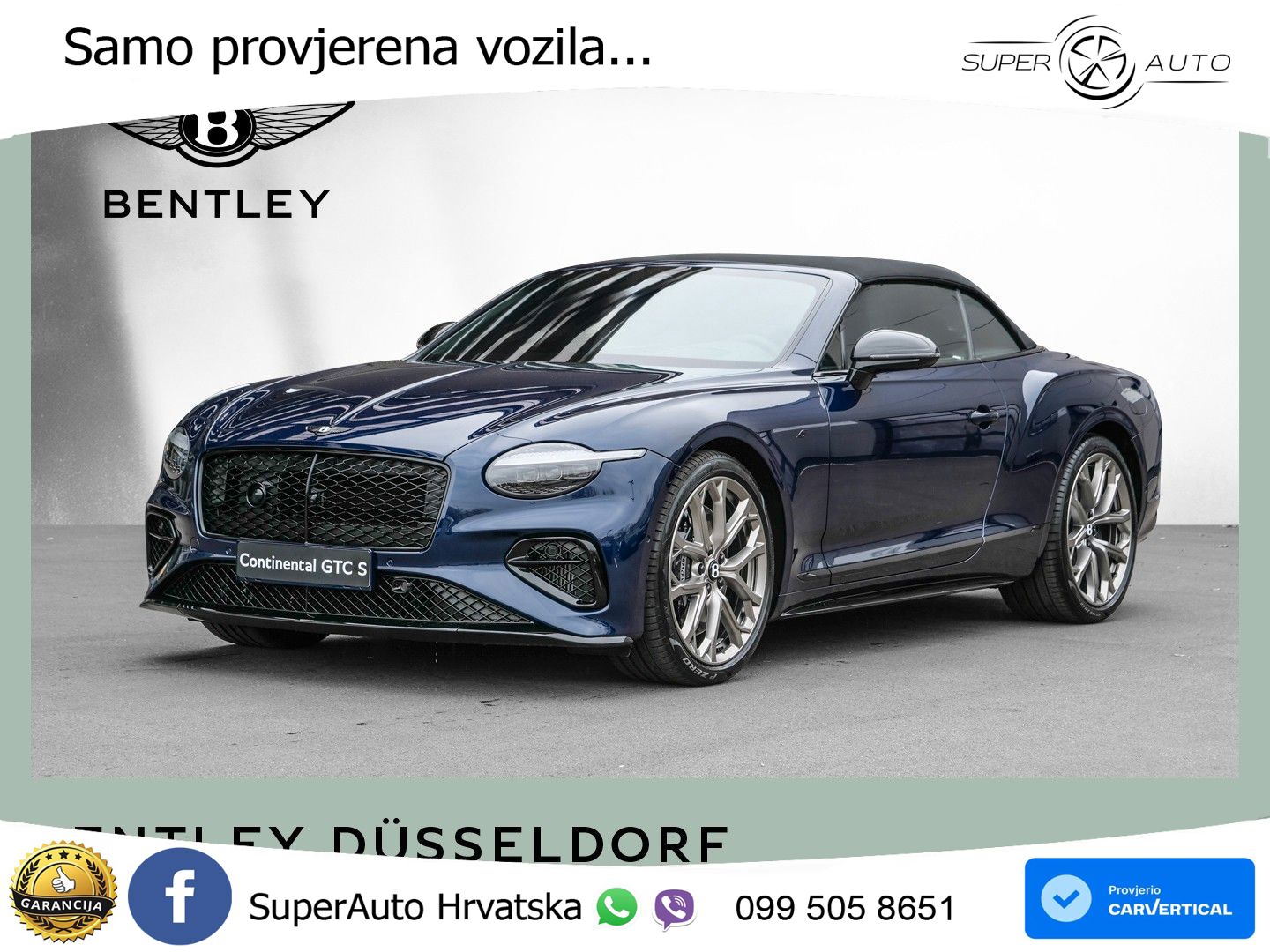 Bentley Continental GTC IV 4.0 V8 TFSi (680 KS) AWD DCT LED+GR SJED+ACC