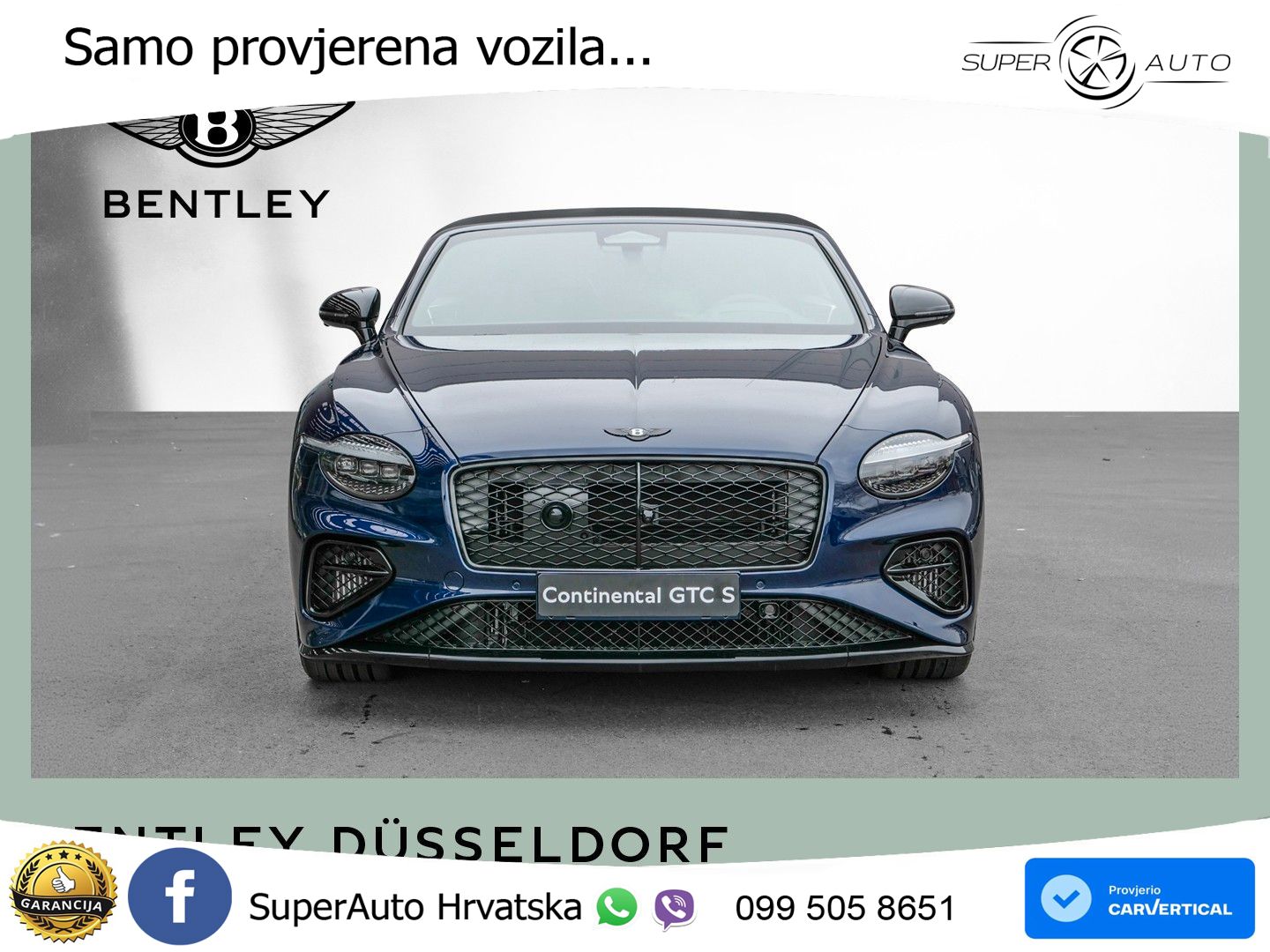Bentley Continental GTC IV 4.0 V8 TFSi (680 KS) AWD DCT LED+GR SJED+ACC