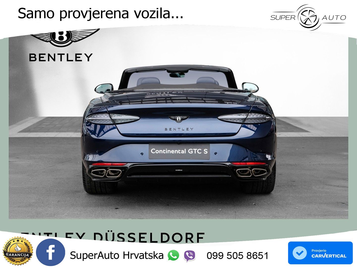 Bentley Continental GTC IV 4.0 V8 TFSi (680 KS) AWD DCT LED+GR SJED+ACC