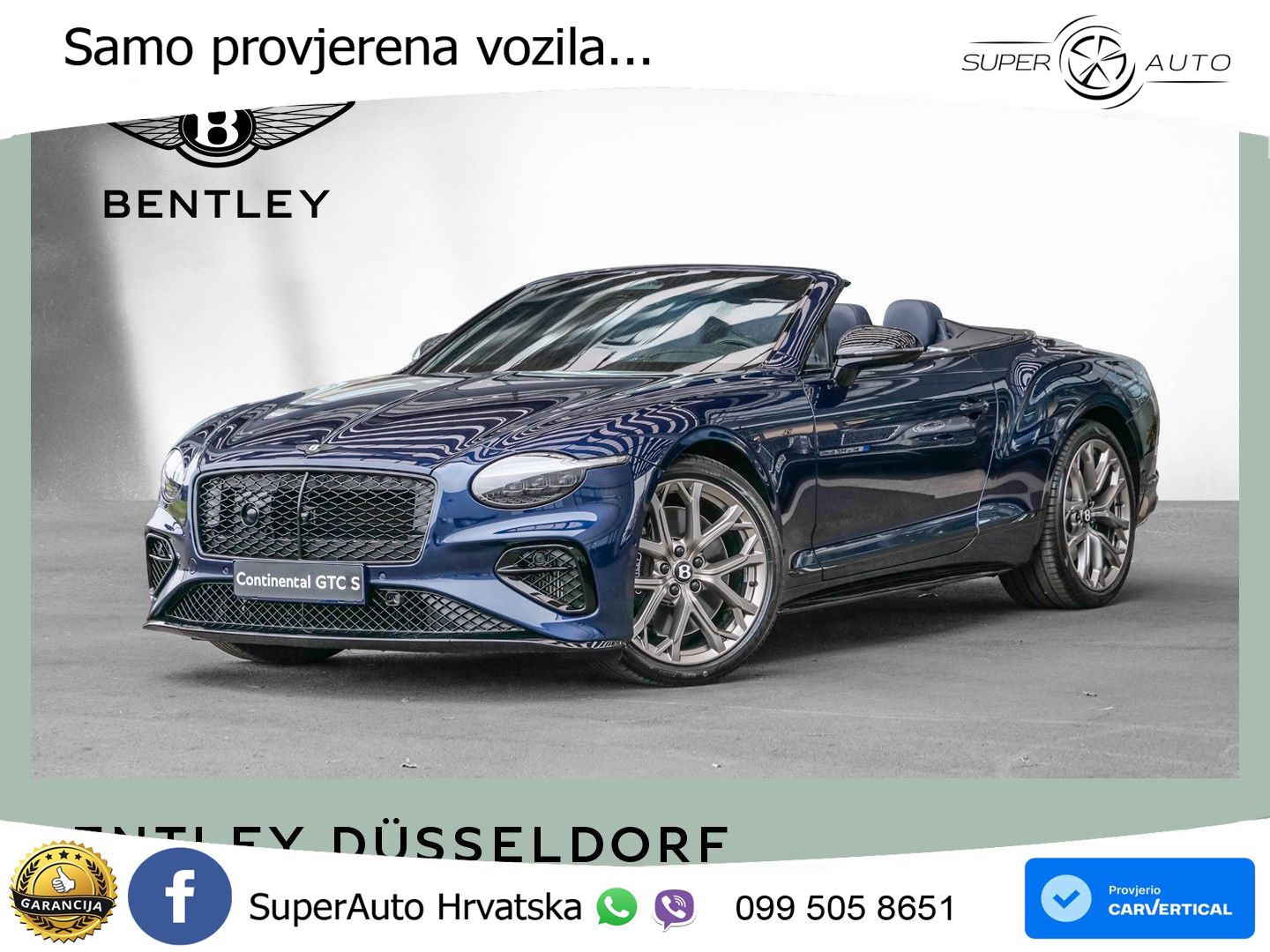 Bentley Continental GTC IV 4.0 V8 TFSi (680 KS) AWD DCT LED+GR SJED+ACC