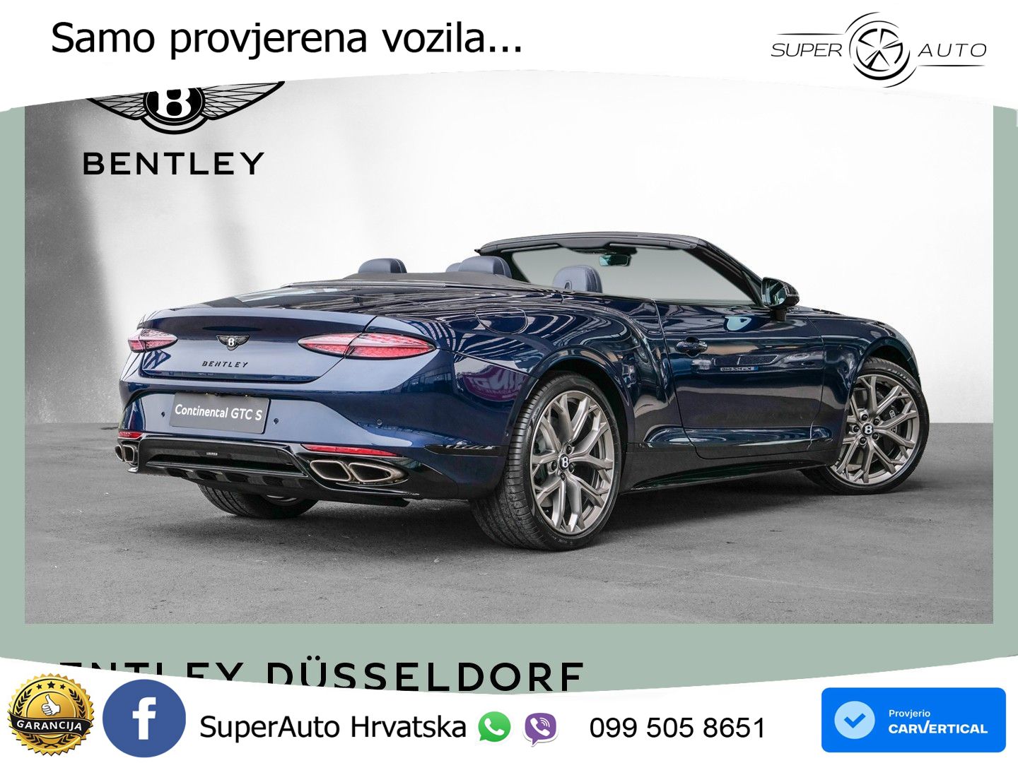 Bentley Continental GTC IV 4.0 V8 TFSi (680 KS) AWD DCT LED+GR SJED+ACC