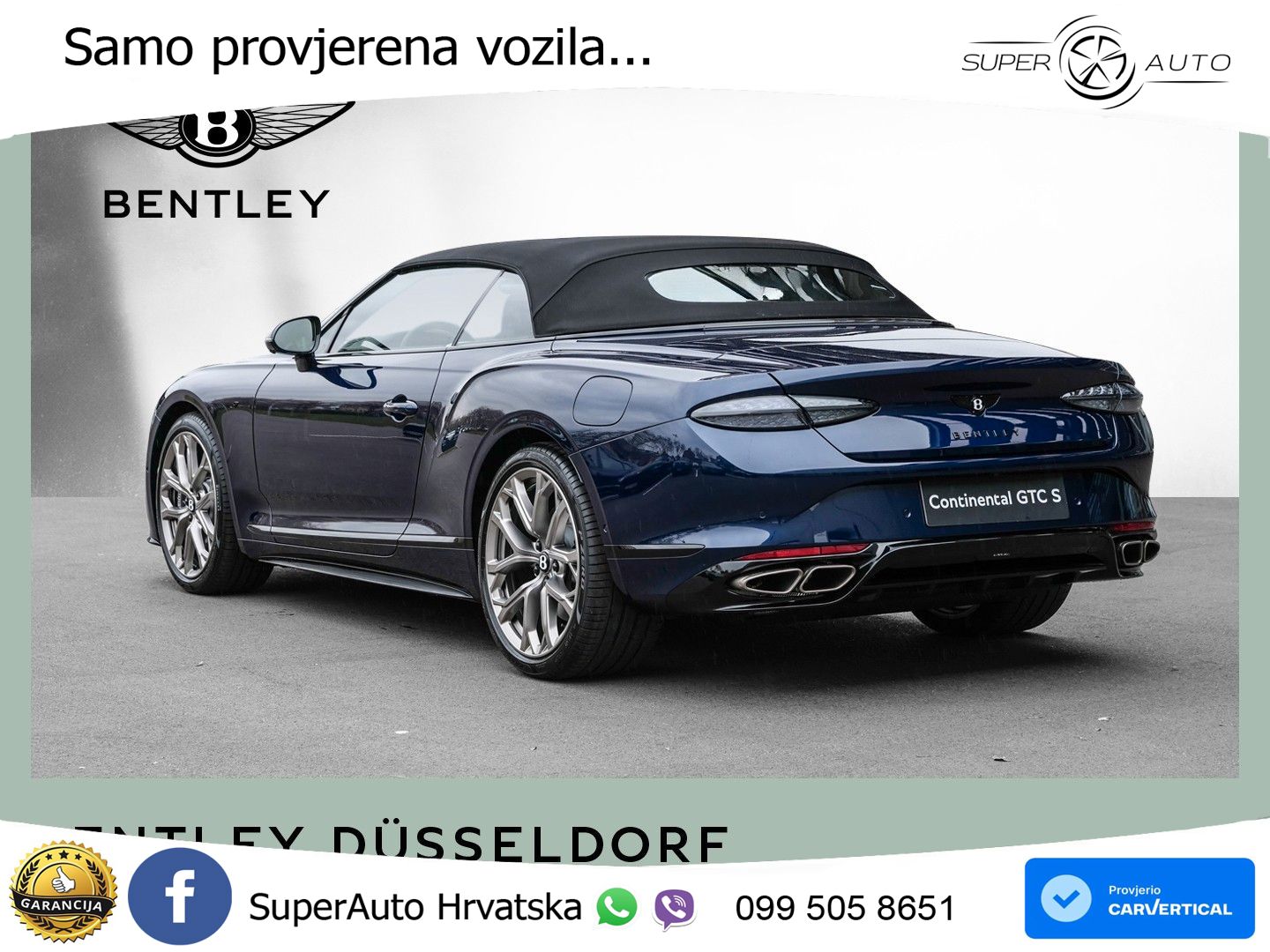 Bentley Continental GTC IV 4.0 V8 TFSi (680 KS) AWD DCT LED+GR SJED+ACC