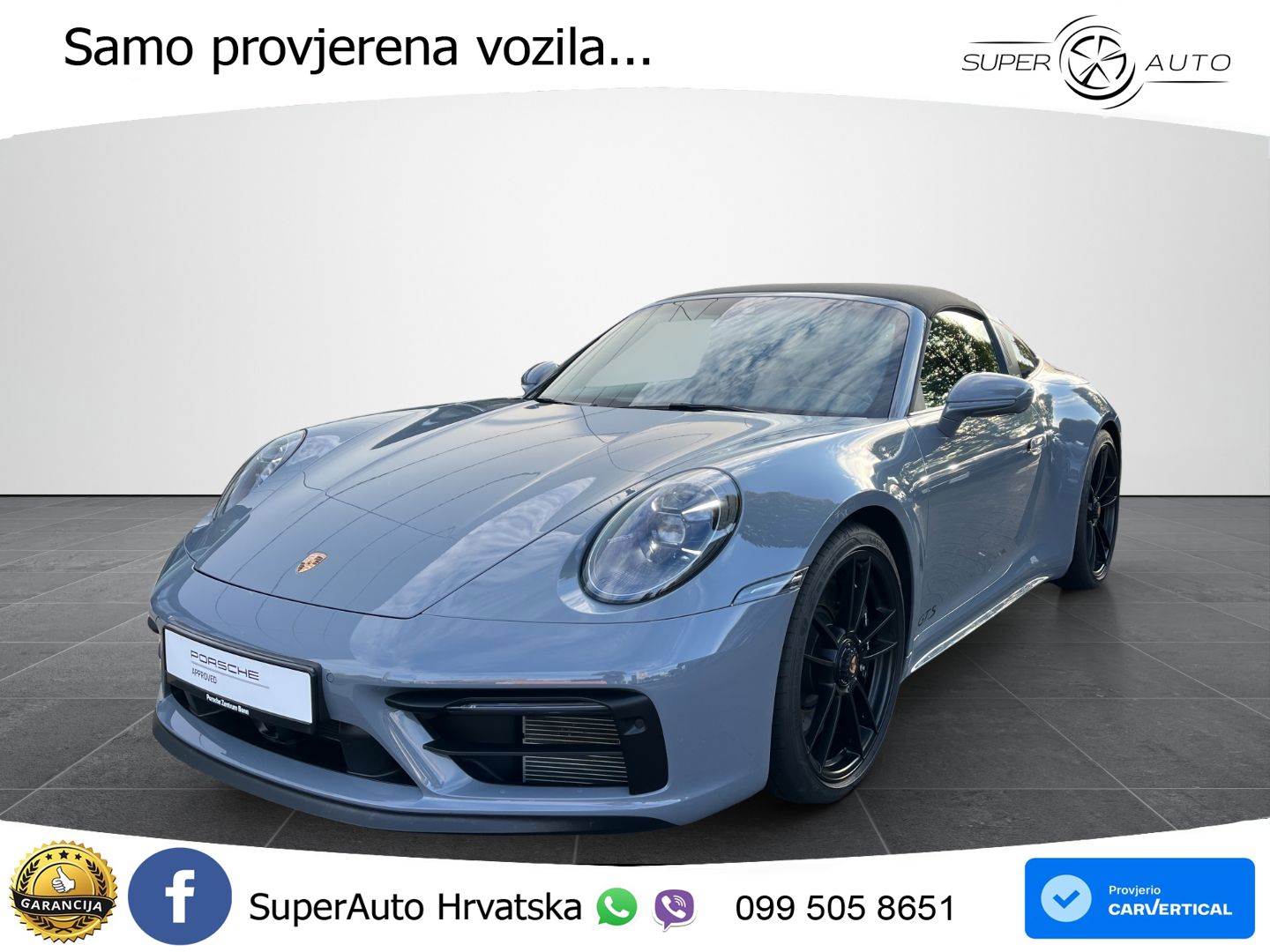 Porsche 911 Targa 4 GTS 3.0 (480 KS) PDK MATRIX+GR SJED+KAM