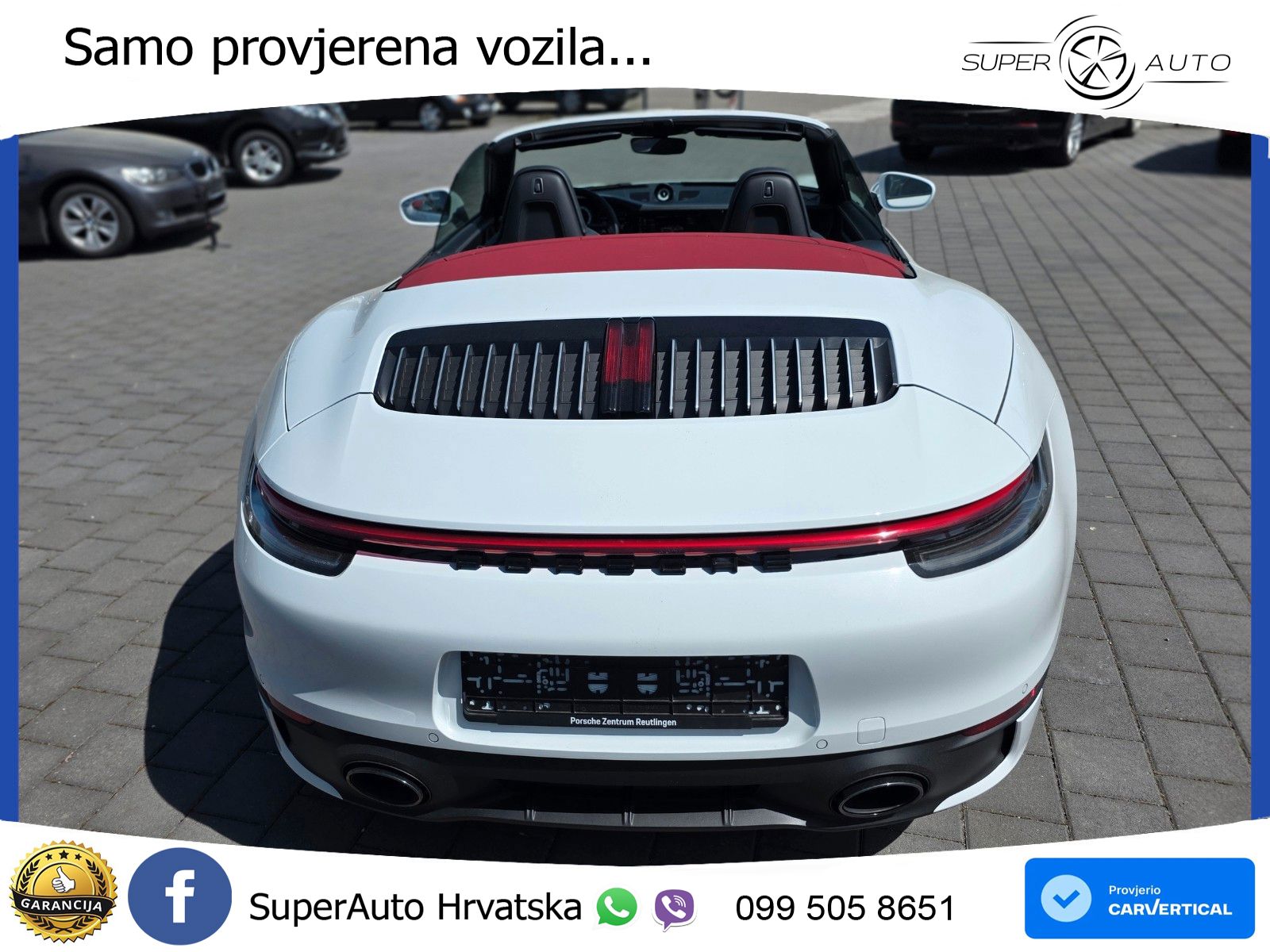 Porsche 911 Carrera 4S Cabriolet 3.0 (450 KS) PDK ZRAČNI+ACC+GR SJED+KAM
