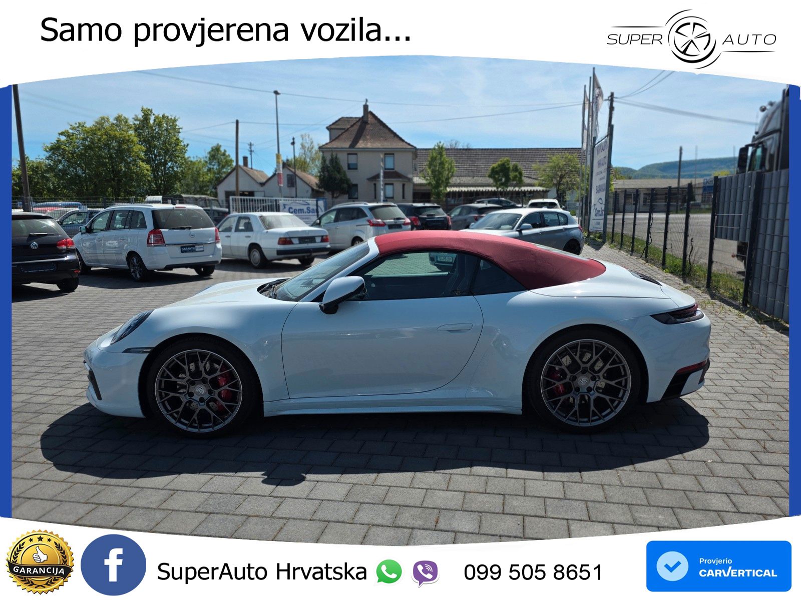 Porsche 911 Carrera 4S Cabriolet 3.0 (450 KS) PDK ZRAČNI+ACC+GR SJED+KAM